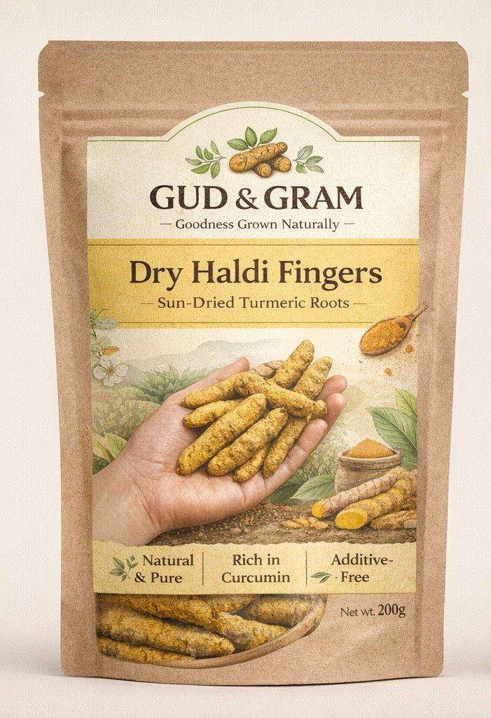 Salem Haldi Powder (Haldi) – Pure & Unadulterated by Gud & Gram | 500g