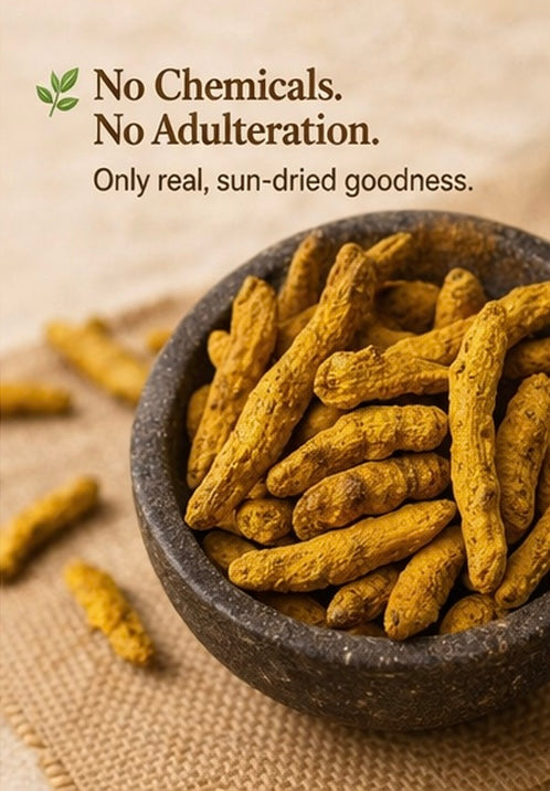 Salem Haldi Powder (Haldi) – Pure & Unadulterated by Gud & Gram | 500g