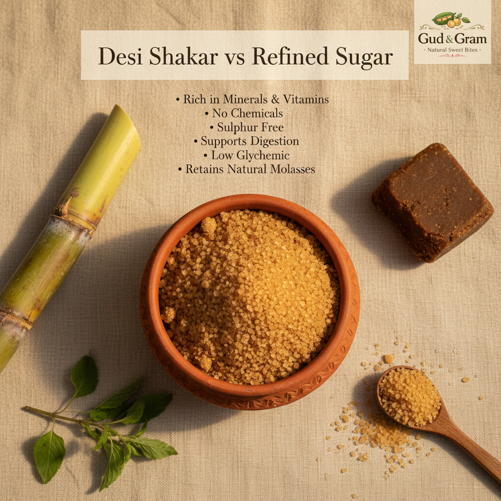 Desi Shakar Health Benefits